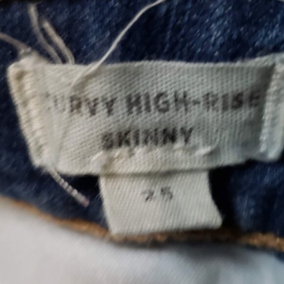 Madewell Jeans Women’s Curvy High Rise Skinny Blue 25 - Picture 9 of 11